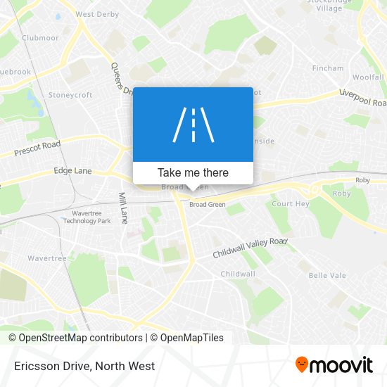 Ericsson Drive map