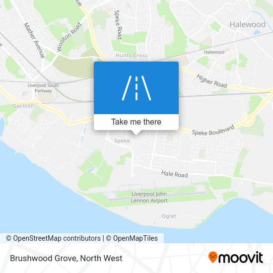 Brushwood Grove map