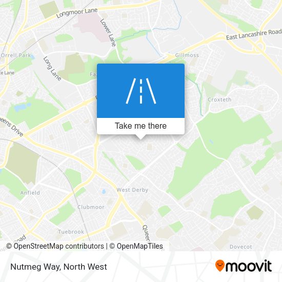 Nutmeg Way map