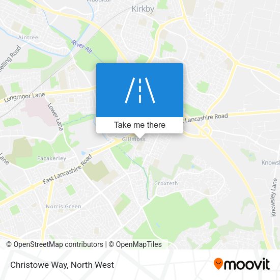 Christowe Way map