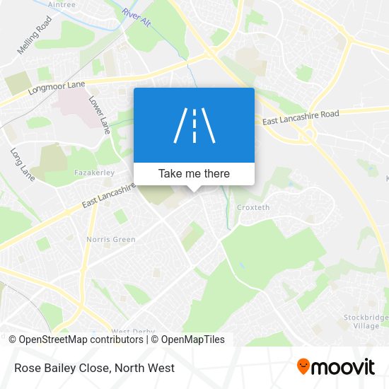 Rose Bailey Close map