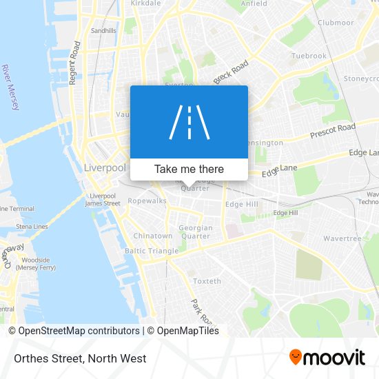 Orthes Street map