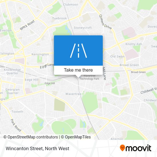 Wincanton Street map