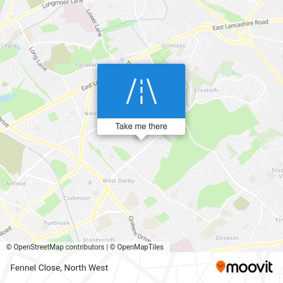 Fennel Close map