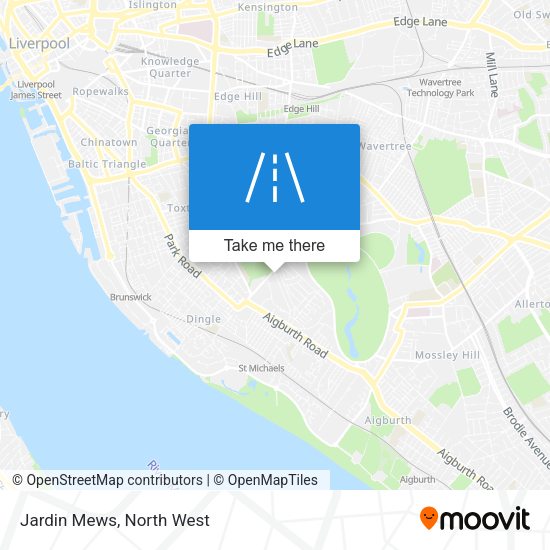 Jardin Mews map