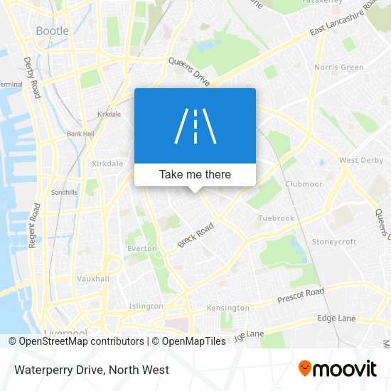 Waterperry Drive map