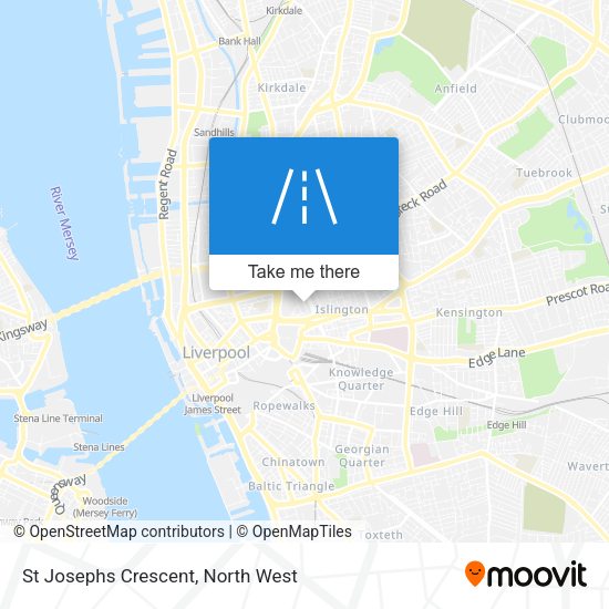 St Josephs Crescent map