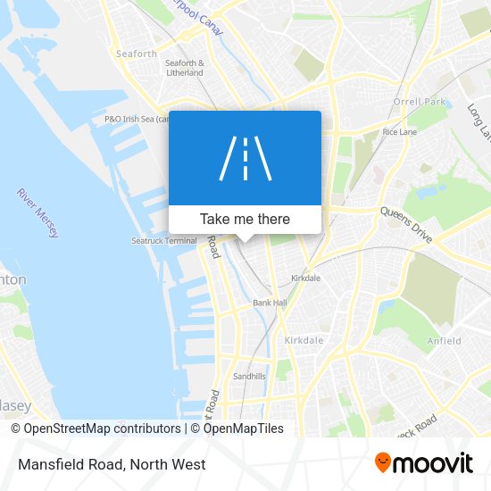 Mansfield Road map