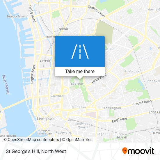 St George's Hill map