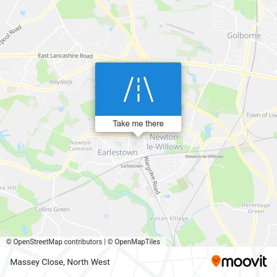Massey Close map