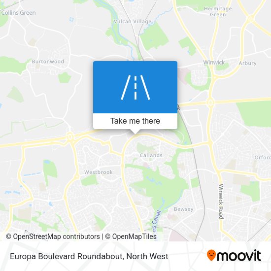 Europa Boulevard Roundabout map