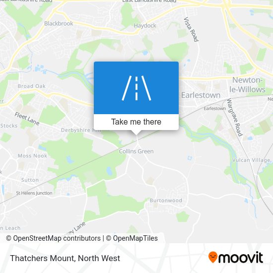Thatchers Mount map