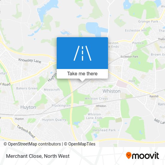 Merchant Close map