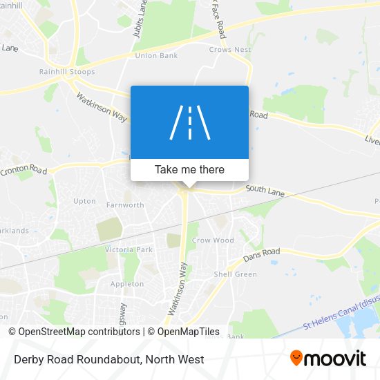 Derby Road Roundabout map
