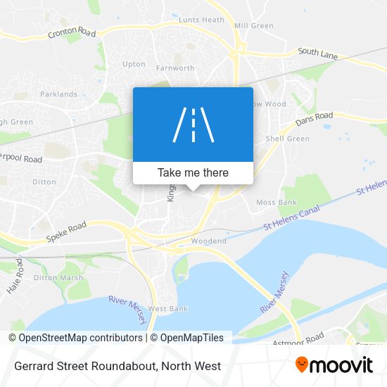 Gerrard Street Roundabout map