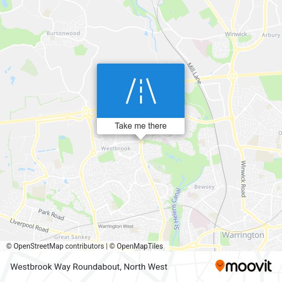 Westbrook Way Roundabout map