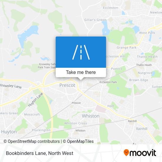 Bookbinders Lane map