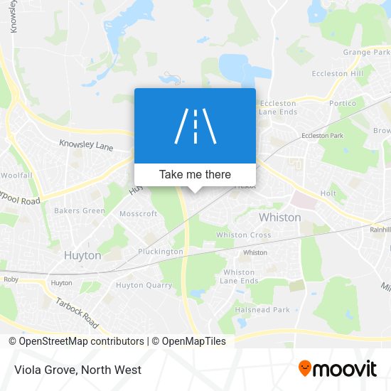 Viola Grove map