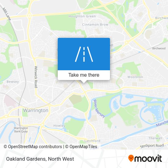 Oakland Gardens map