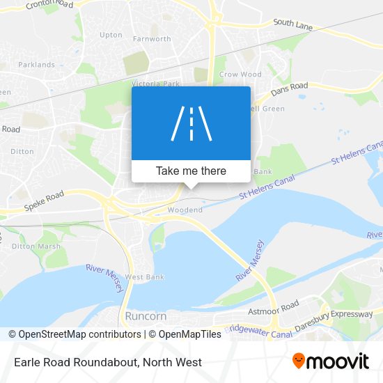 Earle Road Roundabout map