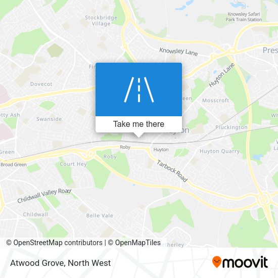 Atwood Grove map