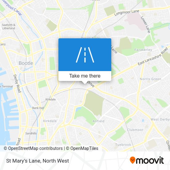 St Mary's Lane map