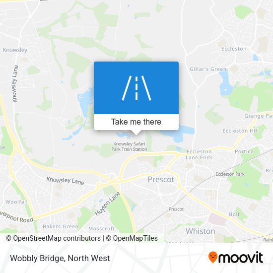 Wobbly Bridge map