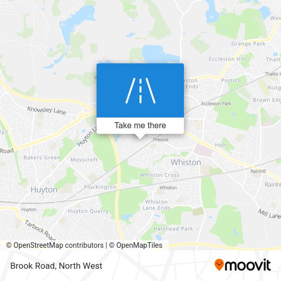 Brook Road map