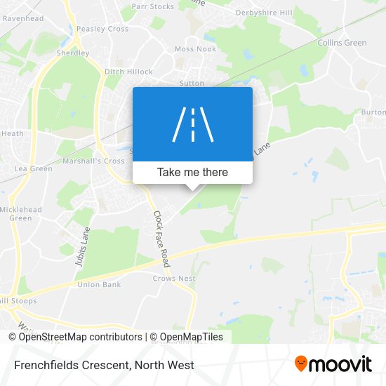 Frenchfields Crescent map