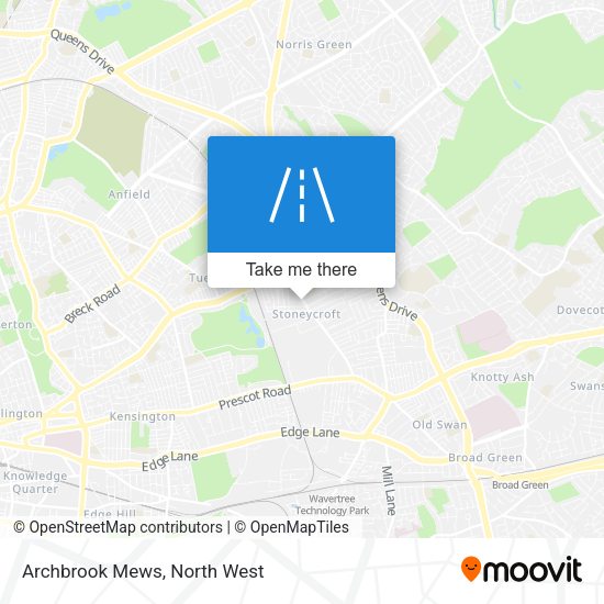 Archbrook Mews map