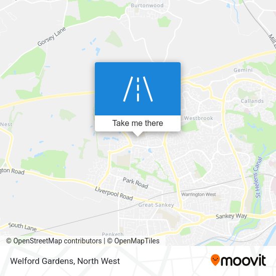 Welford Gardens map