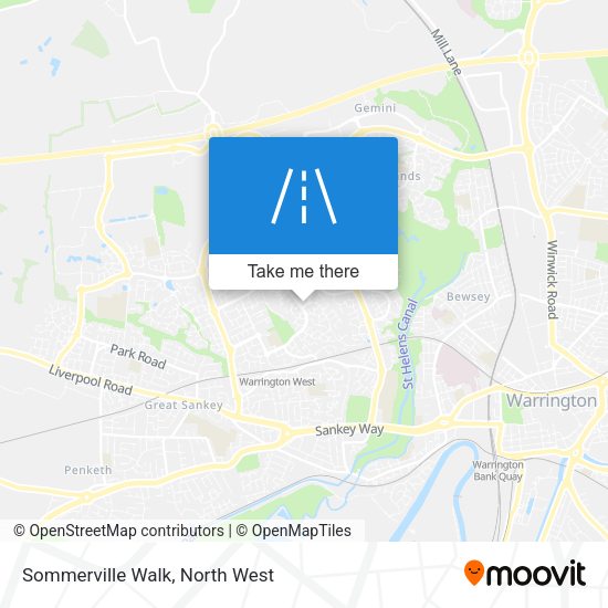 Sommerville Walk map