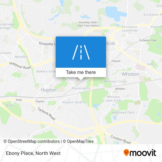 Ebony Place map