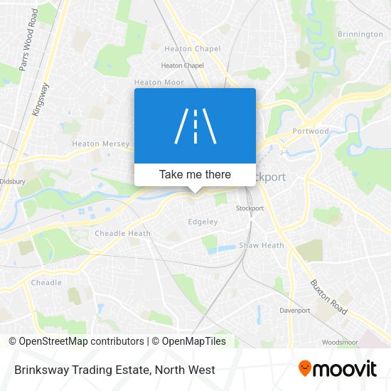 Brinksway Trading Estate map