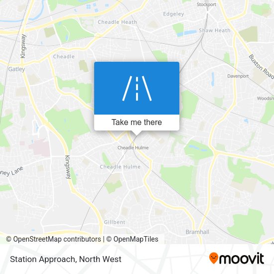Station Approach map