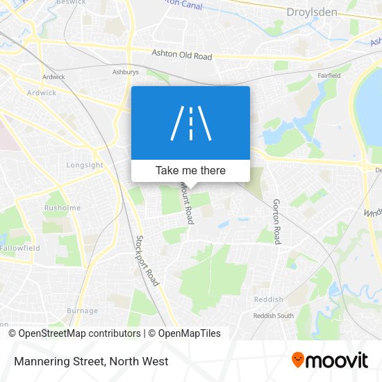 Mannering Street map