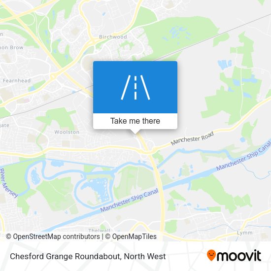 Chesford Grange Roundabout map