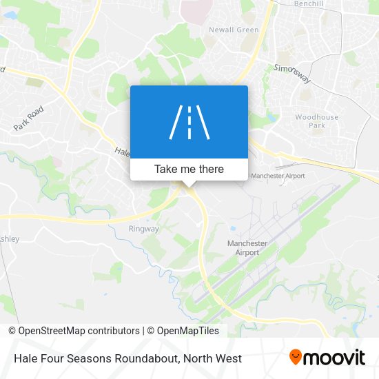 Hale Four Seasons Roundabout map