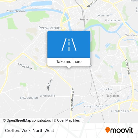 Crofters Walk map