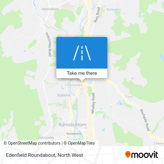 Edenfield Roundabout map
