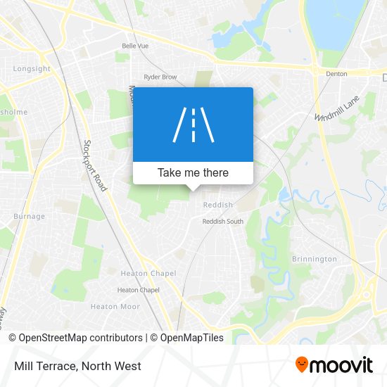Mill Terrace map