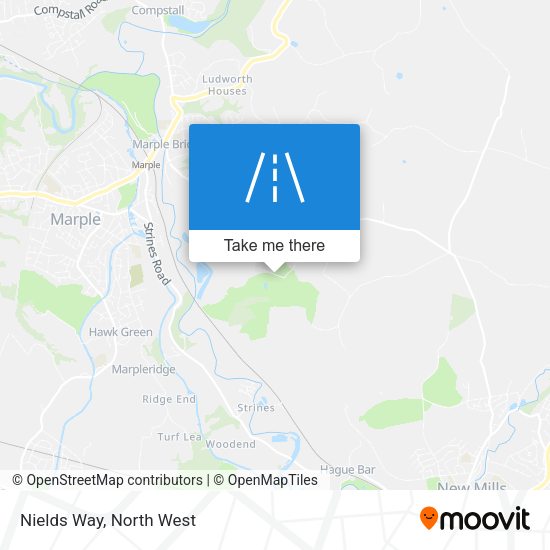 Nields Way map