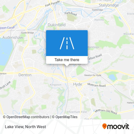Lake View map