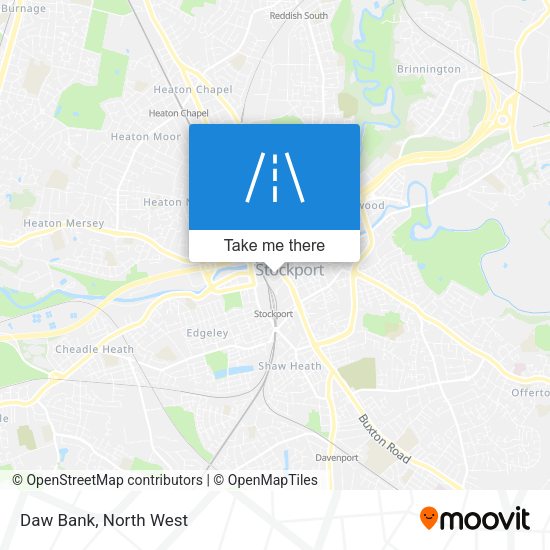 Daw Bank map