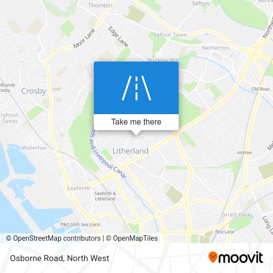 Osborne Road map