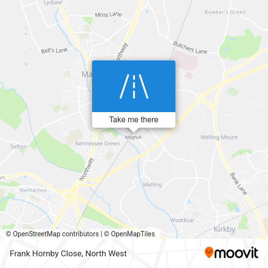 Frank Hornby Close map