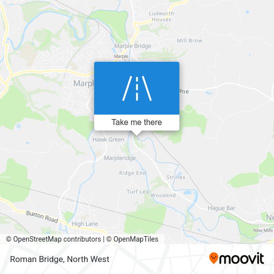 Roman Bridge map