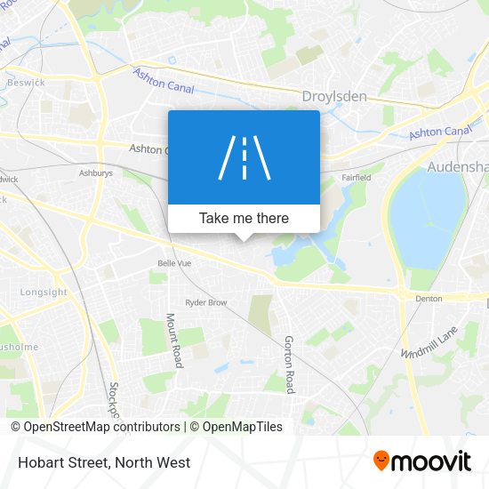 Hobart Street map