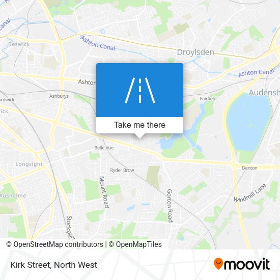 Kirk Street map