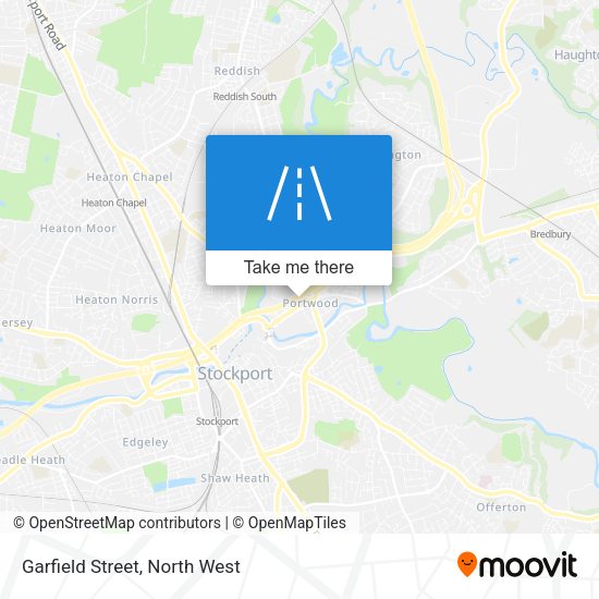 Garfield Street map